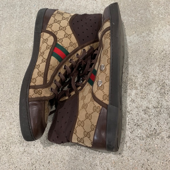 Gucci Shoes Gucci Mid Top Sneaker True To Size Poshmark